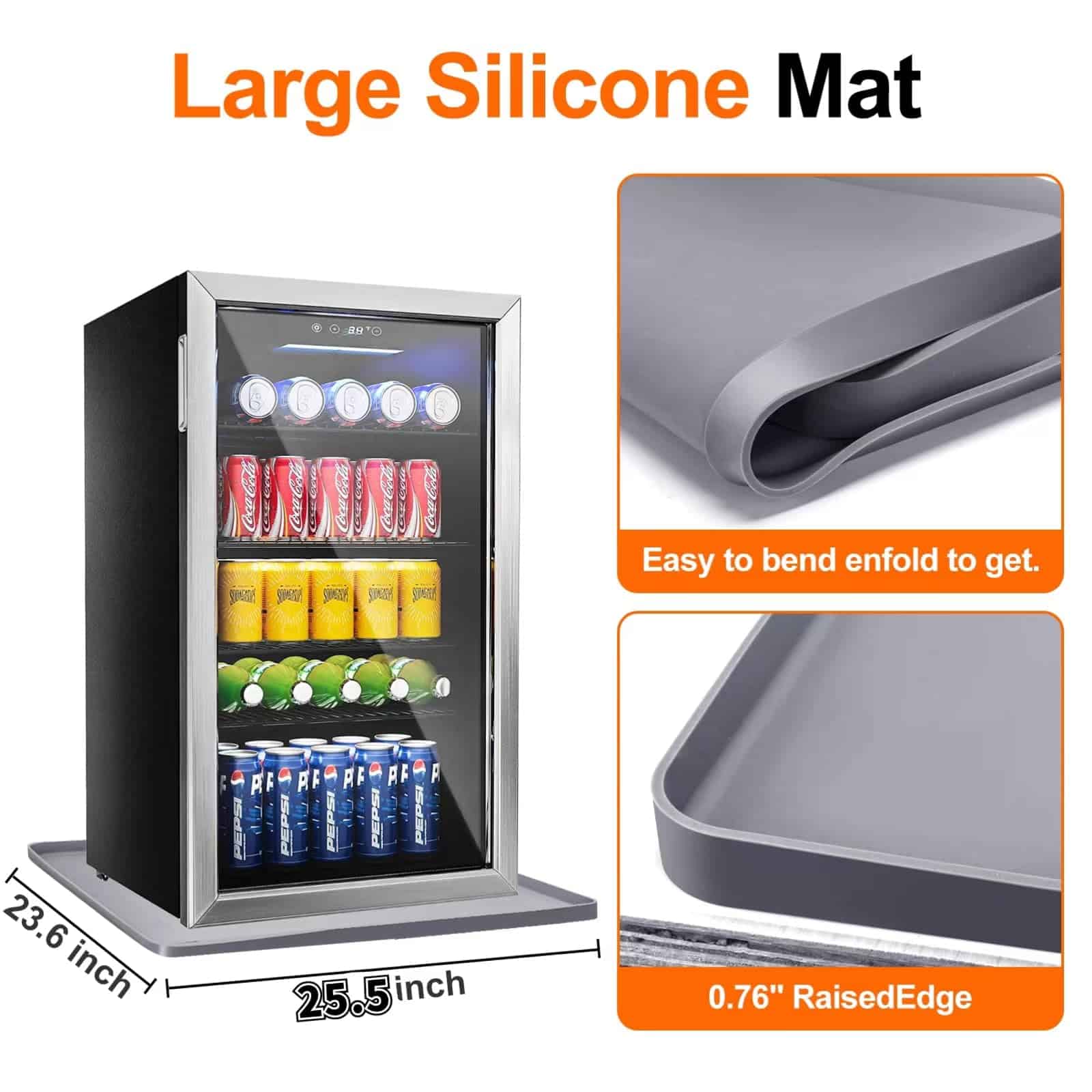 Tapete de Silicona para Mini Nevera VANPET 26" x 24" con - Imagen 4