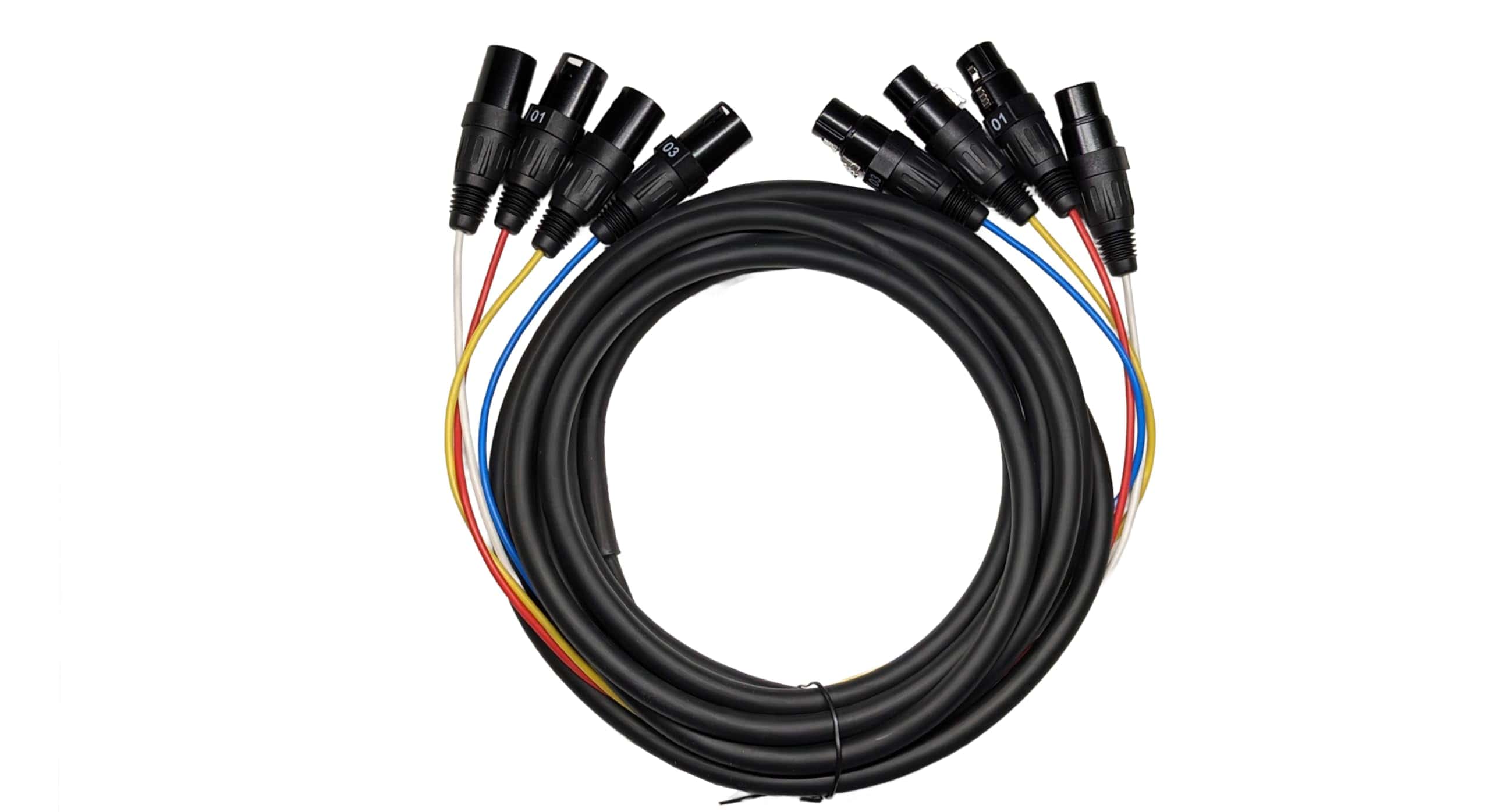 Cable Serpiente de Audio XLR Macho a Hembra -Milestock