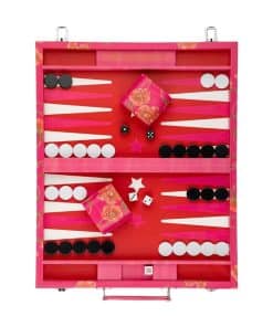 Juego de Backgammon de Cuero Vegano