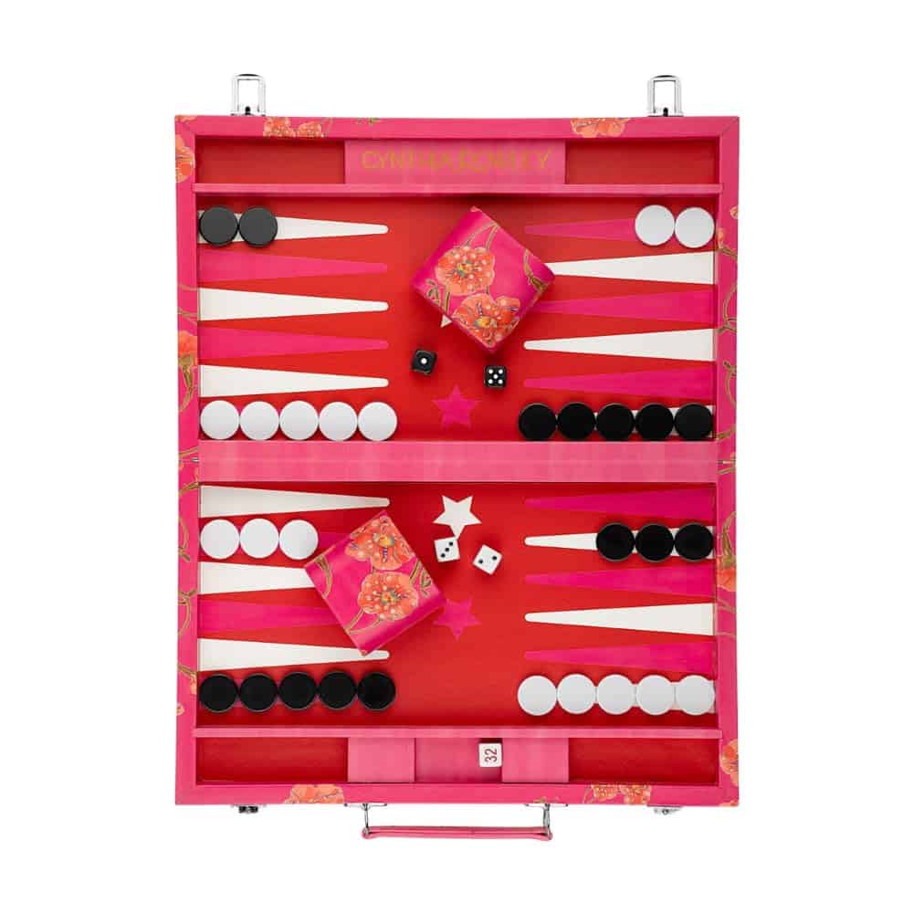 Juego de Backgammon de Cuero Vegano