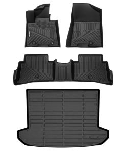 GINOWY - Juego de Tapetes a Medida y Protector de Maletero