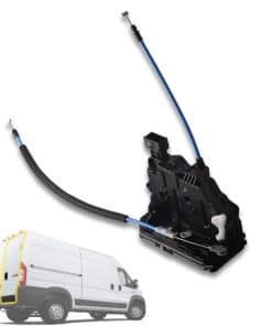 Actuador de bloqueo de pestillo de puerta trasera de carga