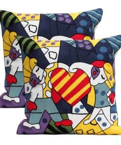 Paquete de 2 Fundas de Cojín Cuadradas Decorativas