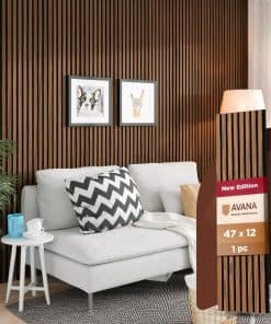 Paneles de Pared de Madera Acústica Avana � 47.2 x 12.6