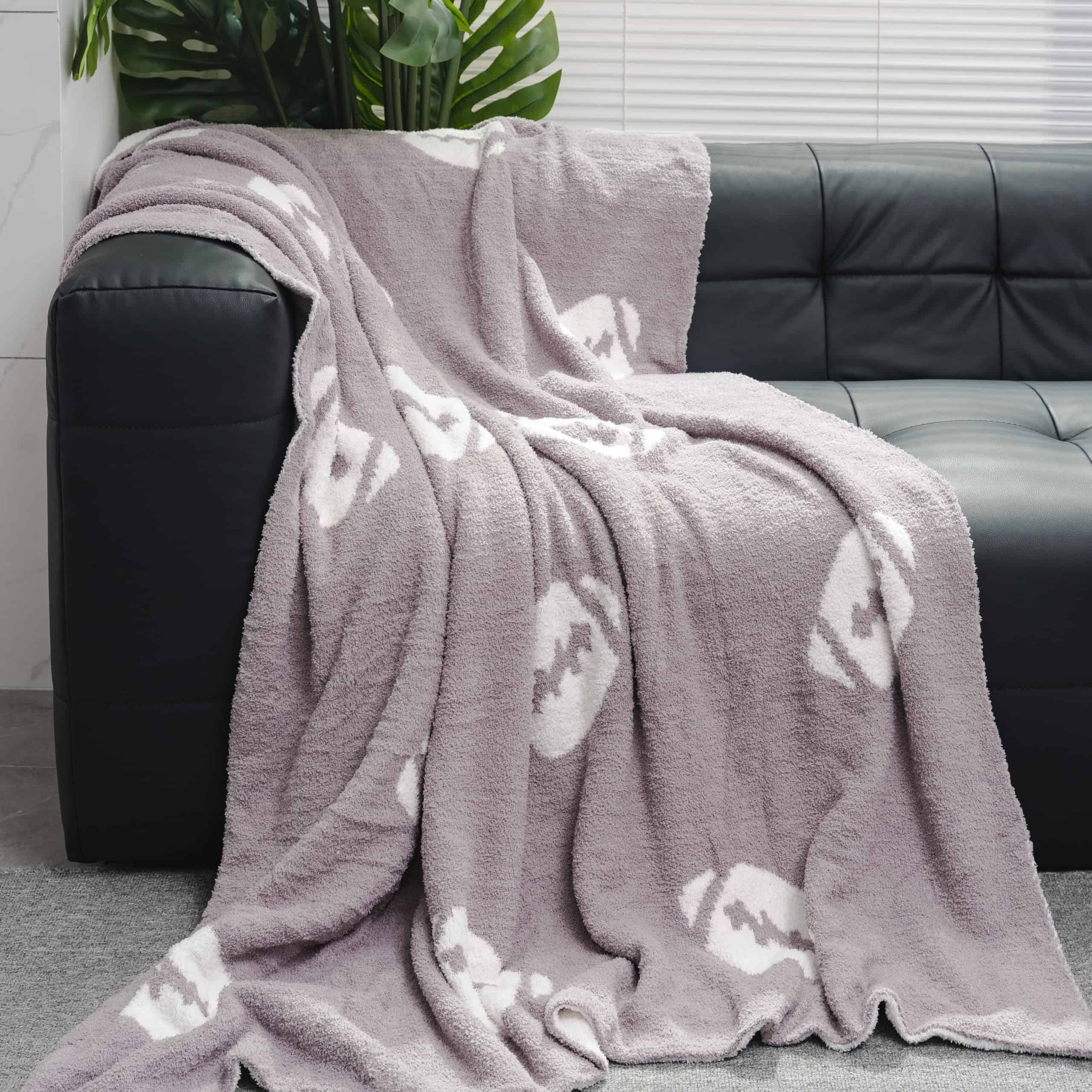 Manta Suave con Patrón de Fútbol, Acogedora Manta de Tiro - Imagen 4