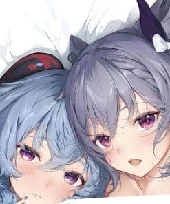 Funda de almohada de anime MISAKI1987 Genshin Impact Ganyu