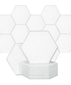 Paneles Acústicos Hexagonales QINGFANGLI Pack de 12
