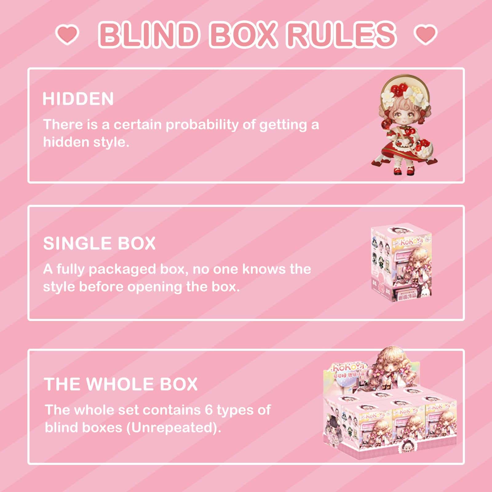 Serie de Poesía Kokoya Encounters BEEMAI 6PCs (Set de 6 No - Imagen 4