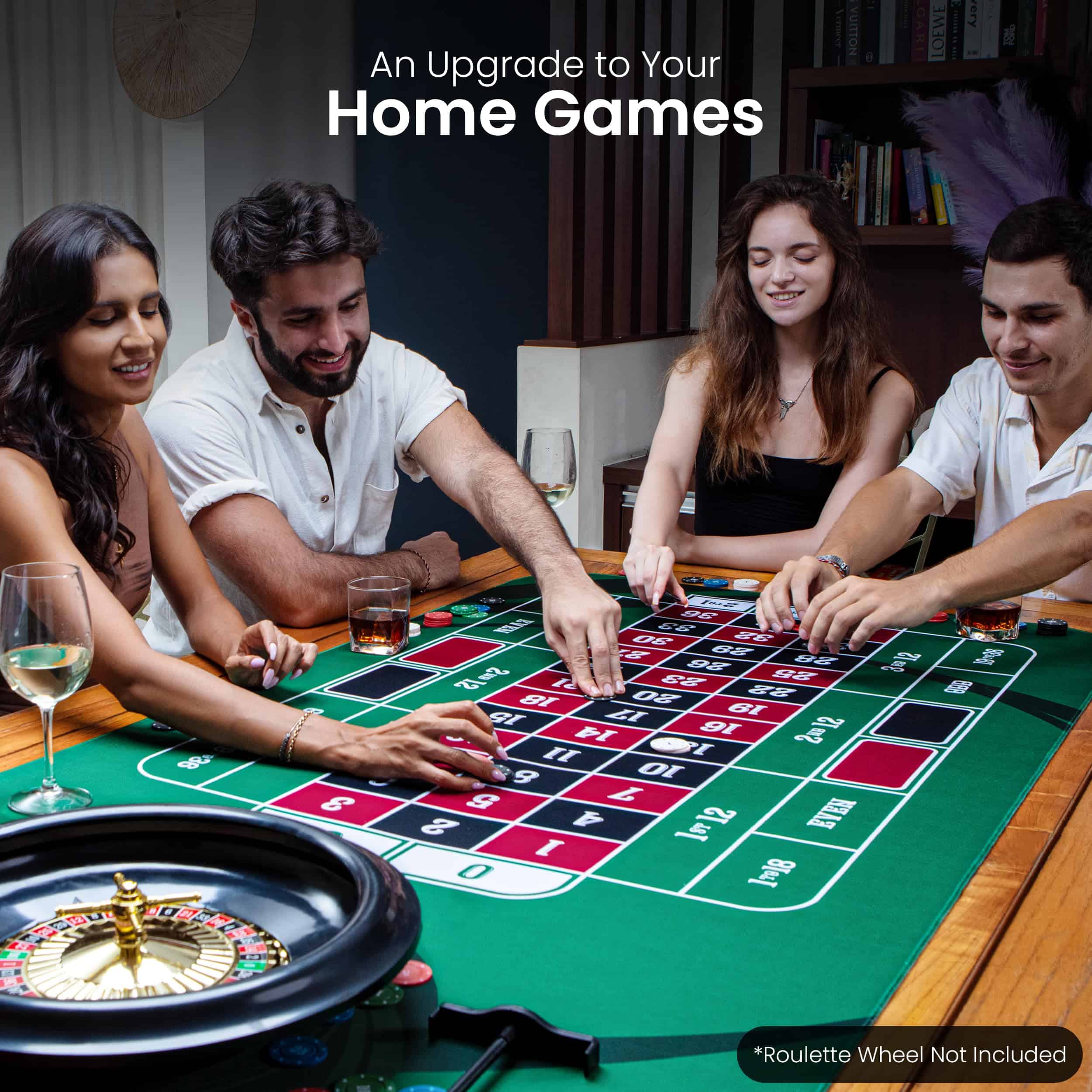 Tapete de Ruleta GAMBLUXE 70" x 35" - Tapete de Ruleta - Imagen 7
