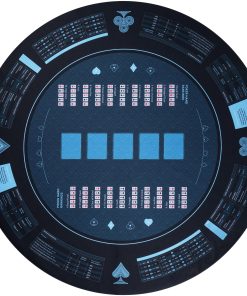 Tapete de Poker Redondo de 47" RUNNING HOT Exclusive Pro: