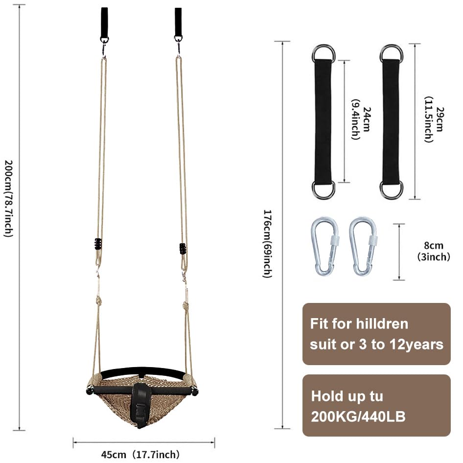 Columpio para niños Nets Tribe 2-en-1. Asiento de columpio - Imagen 5