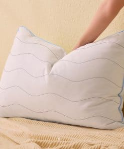 Almohada de plumas de ganso Felo para cama tamaño queen,