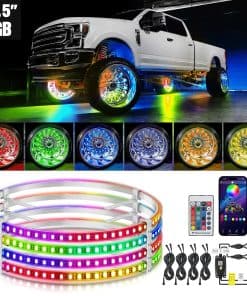 Nilight 4PCS 15.5 pulgadas Luces de Anillo LED para Ruedas