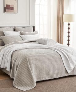 Juego de Colcha reversible Wonder 100% Algodón Jersey con