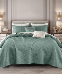 Juego de Edredones de Seda Satinada Maravillosa 5 Piezas