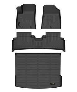 Juego de Tapetes para Piso de Automóvil y -Negro