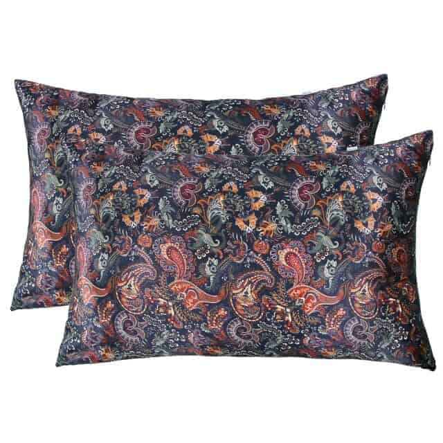 MANSPHIL 2 Pack Fundas de Almohada de Seda de Morera para