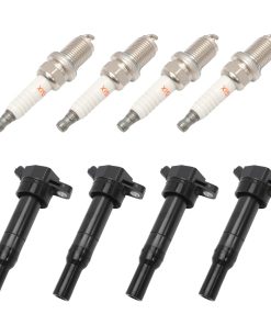 Paquete de 4 Bobinas de Encendido y Bujías Ajuste para