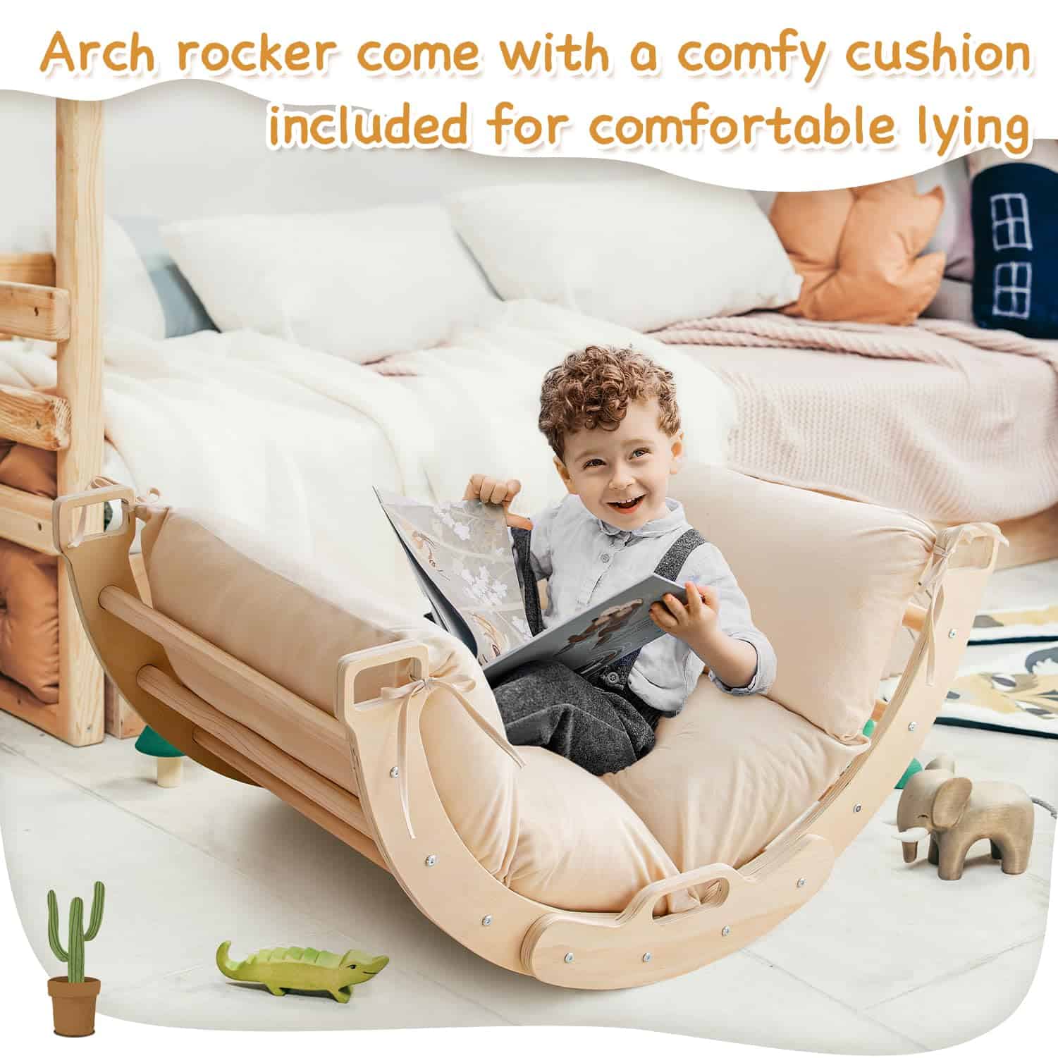 Arco de Balancín con Cojín - Arco de Escalada Montessori de - Imagen 4