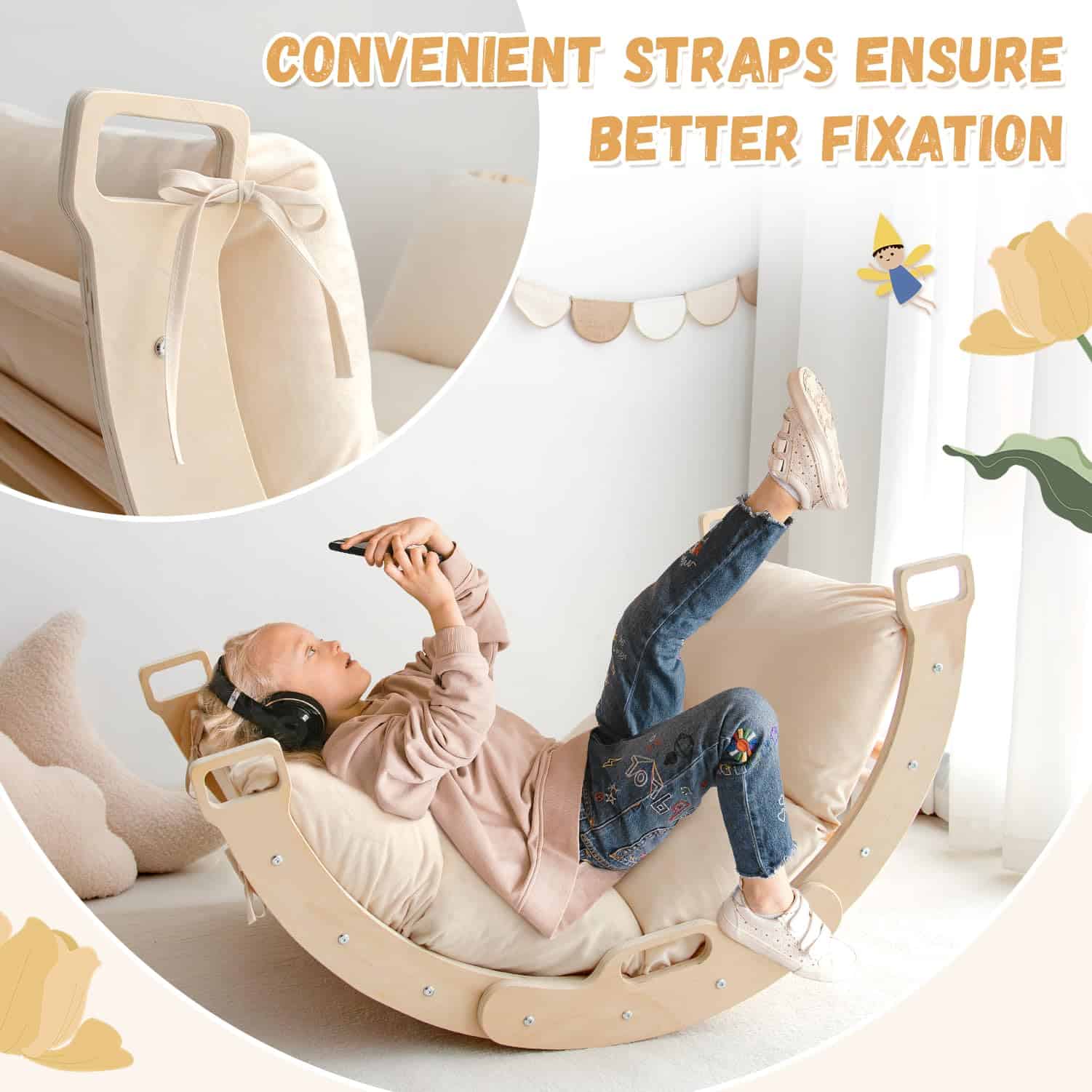 Arco de Balancín con Cojín - Arco de Escalada Montessori de - Imagen 3