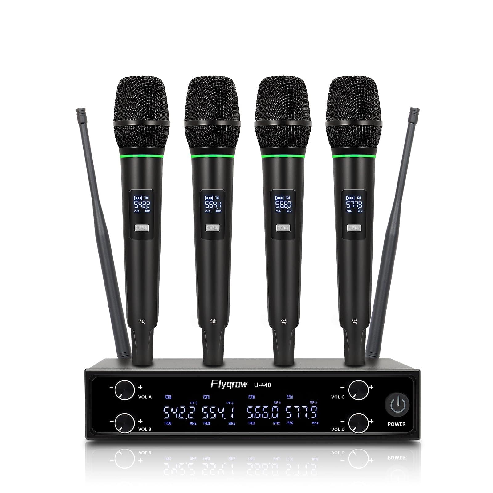 Micrófono inalámbrico Flygrow, Sistema - 275 pies