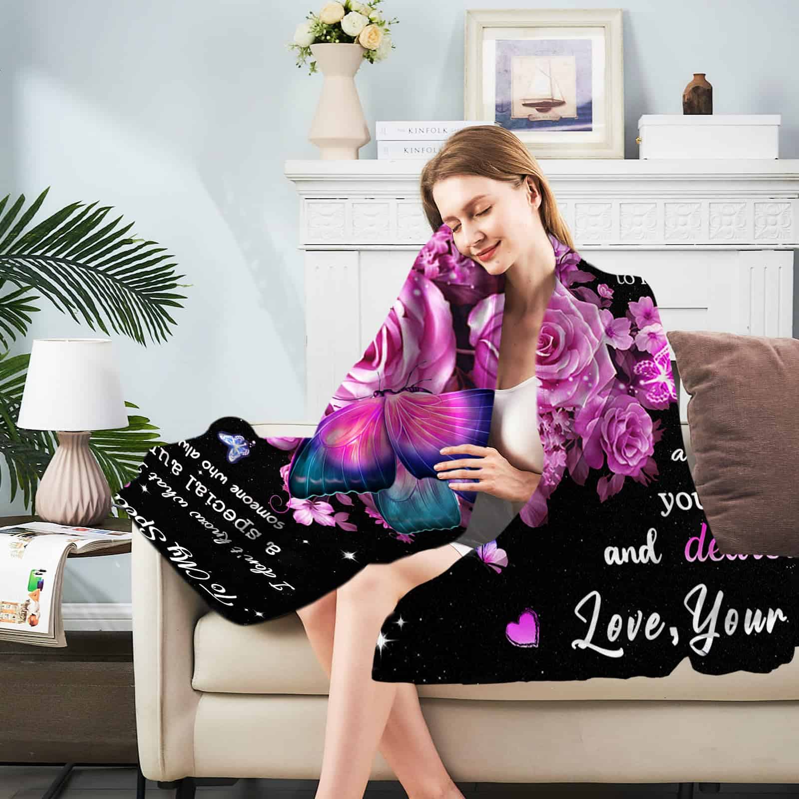 Manta de Regalo de Sobrina para Tía - 60"x80" Manta para - Imagen 5