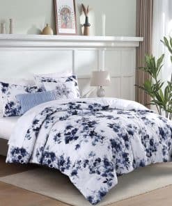 Juego de Edredón Maravilloso King Size de Algodón, 5 Piezas