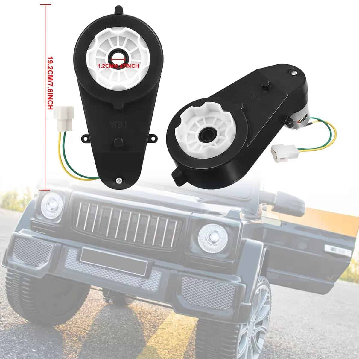 2 Pcs Caja de Engranajes para Coche Eléctrico de Niños 550 - Imagen 4