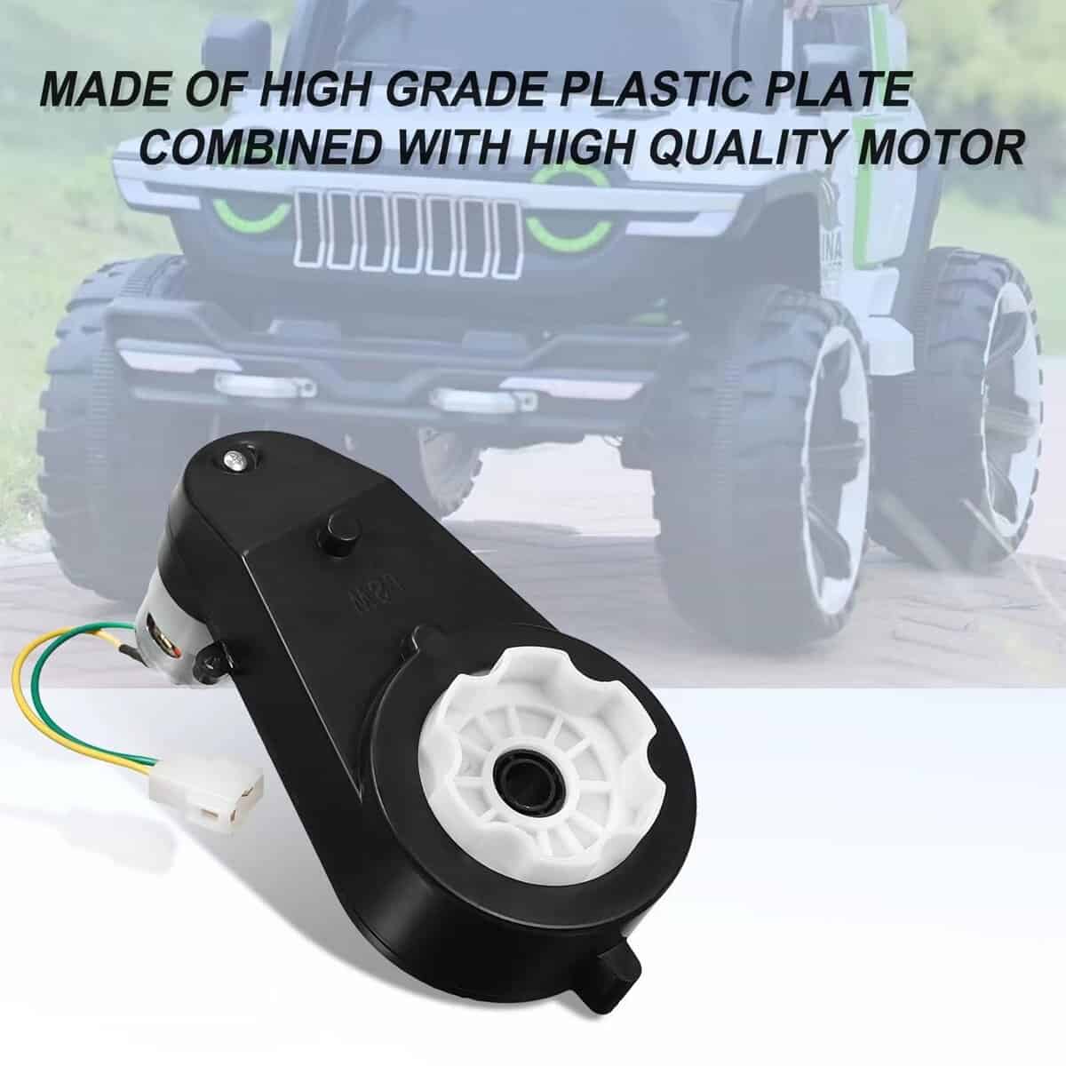 2 Pcs Caja de Engranajes para Coche Eléctrico de Niños 550 - Imagen 6