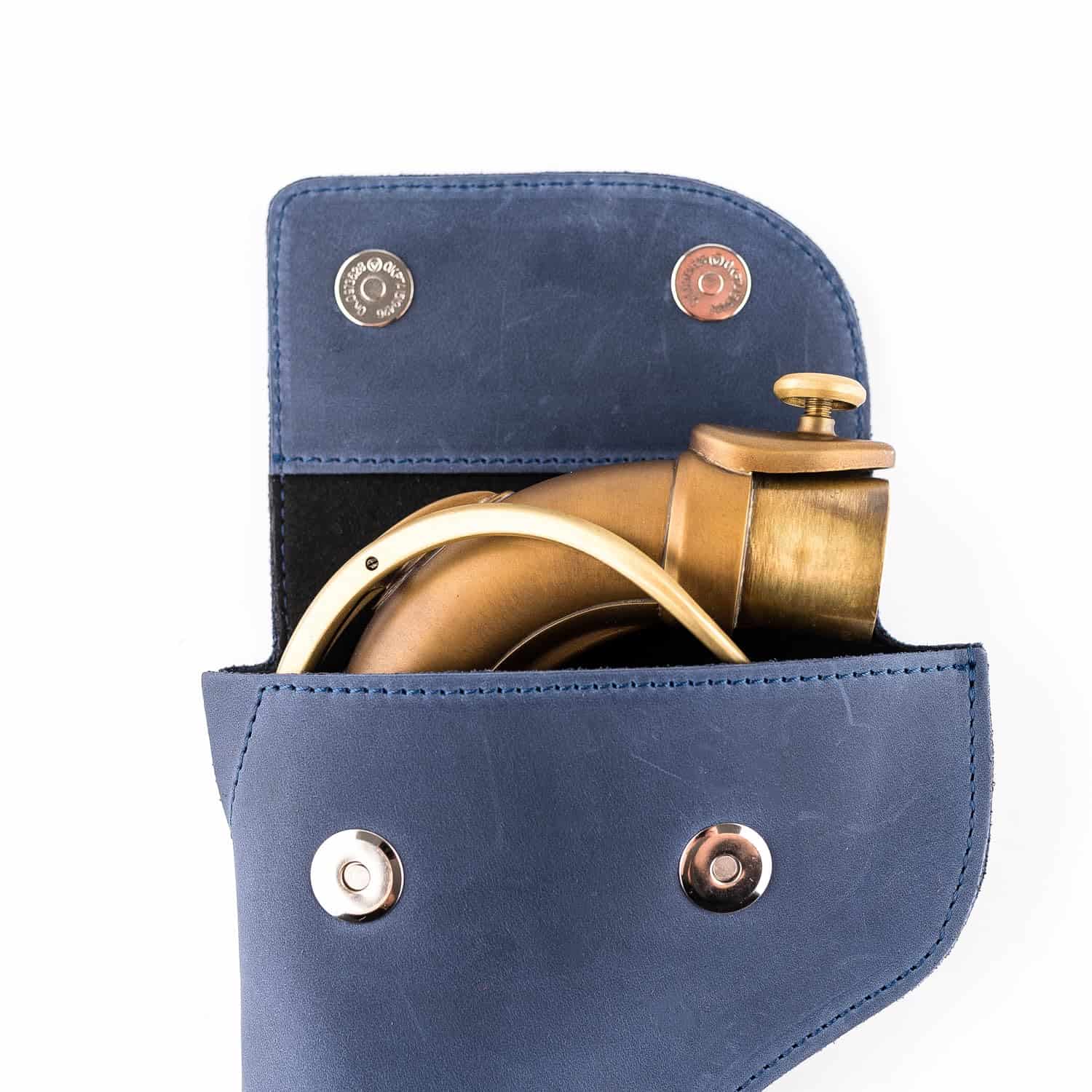 Funda para cuello de saxofón alto/tenor de cuero Crazy - Imagen 6