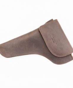 Funda de cuello de saxofón alto/tenor hecha de cuero