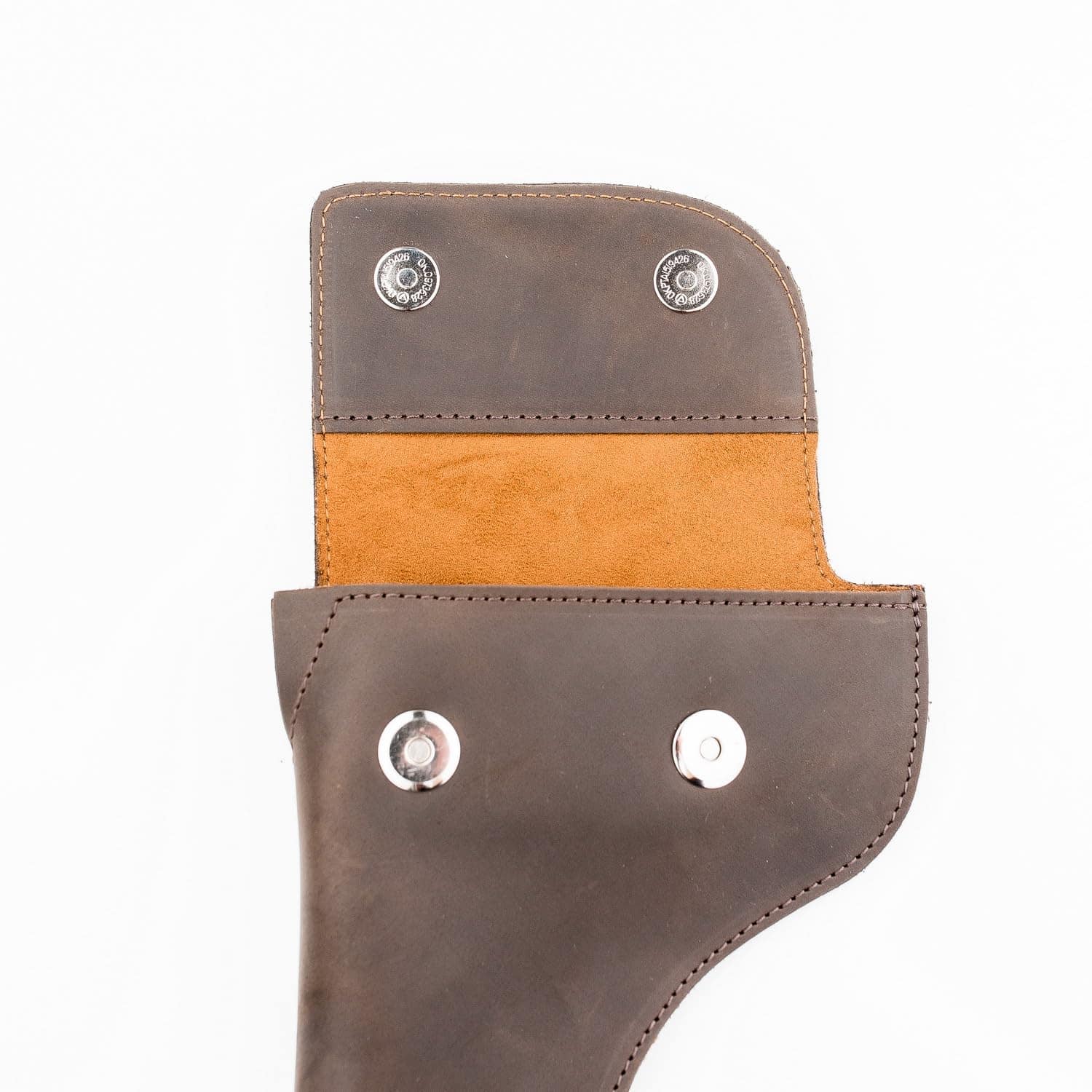 Funda de cuello de saxofón alto/tenor hecha de cuero - Imagen 4