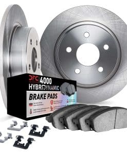 Kit de Rotores de Freno Traseros de Dynamic Friction