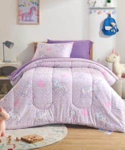 Juego de edredón SLEEP ZONE para niños tamaño -Morados