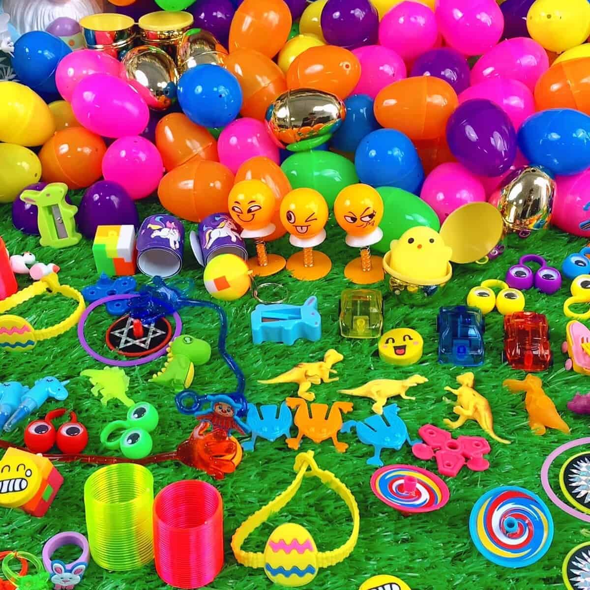 Govetom 100 PCS Huevos de Pascua Rellenos con Juguetes - Imagen 6