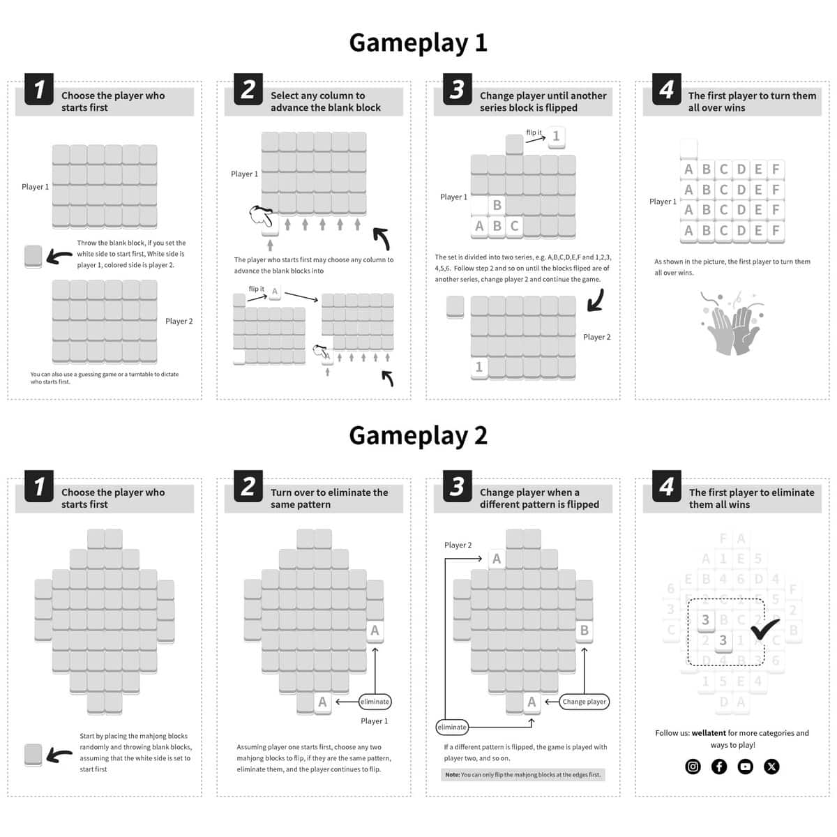 Juego de Bloques Seaside Escape Mahjong con 65 Fichas de - Imagen 8