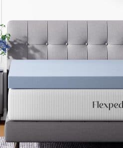 Topper de Colchón de Espuma de Memoria de 3 Pulgadas para