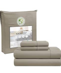 Juego de Sábanas de 1000 Hilos Casa Platino para Cama