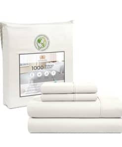 Juego de Sábanas Casa Platino de 1000 Hilos para Cama