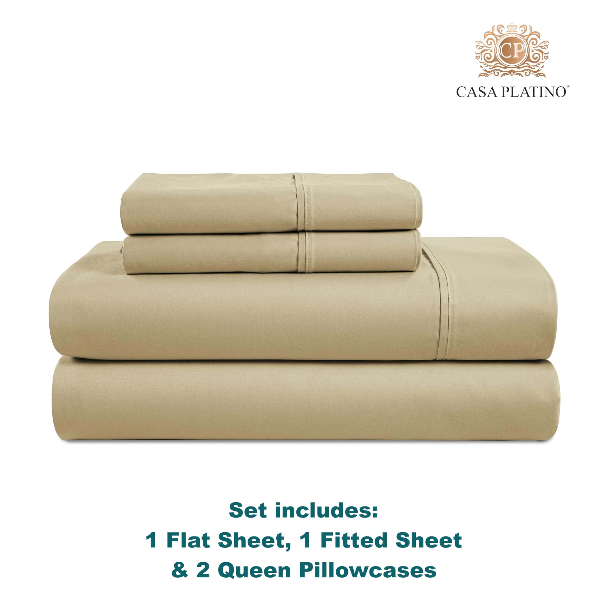 Juego de sábanas Queen Casa Platino de 1000 hilos, 4 - Imagen 8