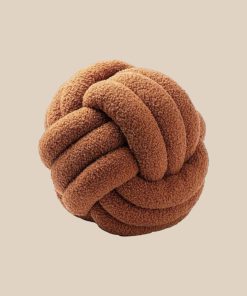 Almohada de bola de nudo suave hecha a mano Zaakash (11",
