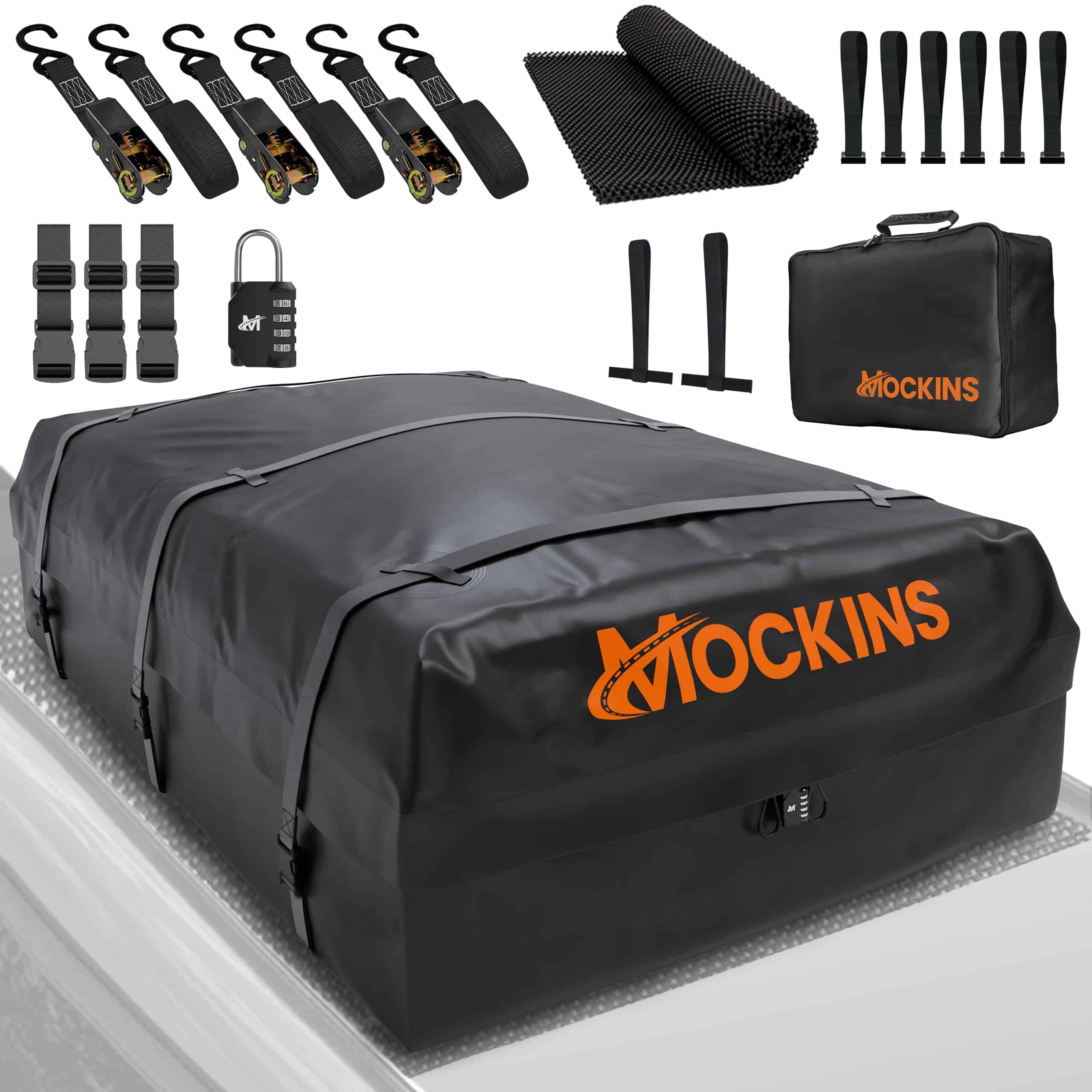 Mockins 40 Cu Ft Heavy Duty Rooftop Cargo Carrier para la