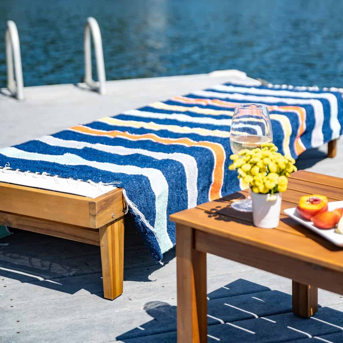 Manta Mexicana por Laguna Beach Textile Co - -Arcoíris - Imagen 6