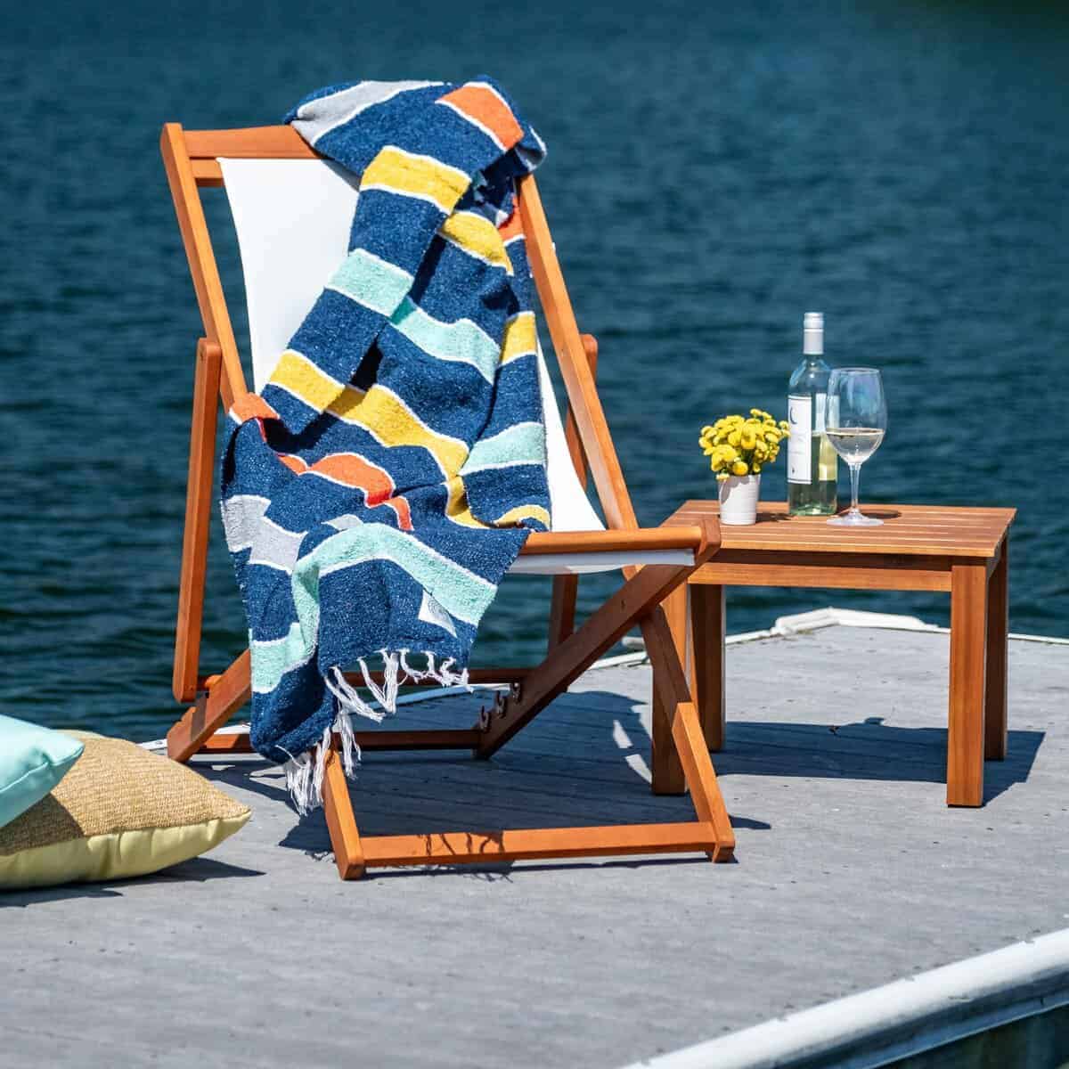 Manta Mexicana por Laguna Beach Textile Co - -Arcoíris - Imagen 7