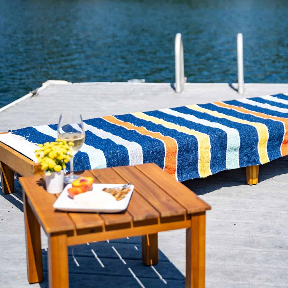 Manta Mexicana por Laguna Beach Textile Co - -Arcoíris - Imagen 5