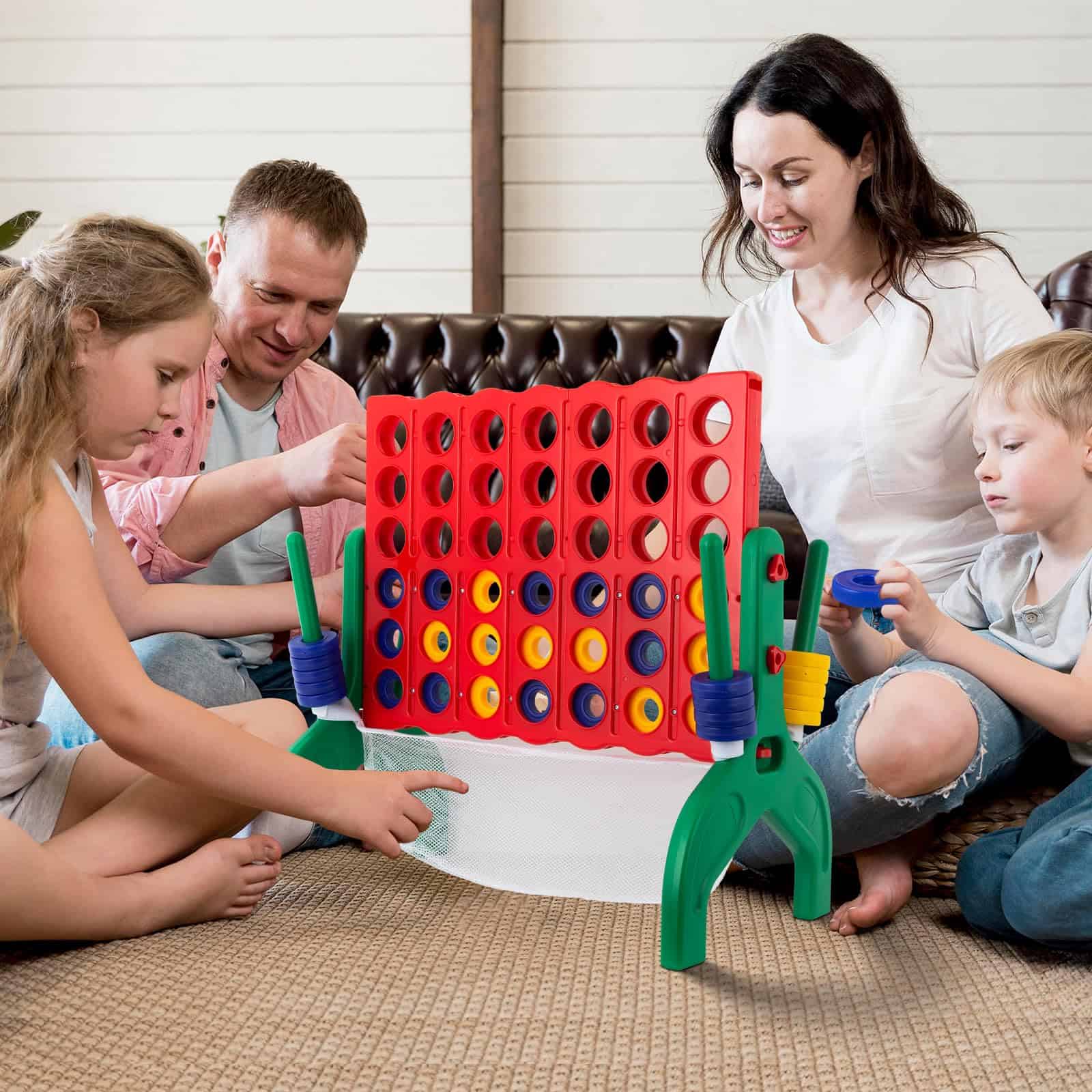 Juego Qrooper Connect, 1.9 Pies 4-en-Linea Juego de Fiesta - Imagen 8