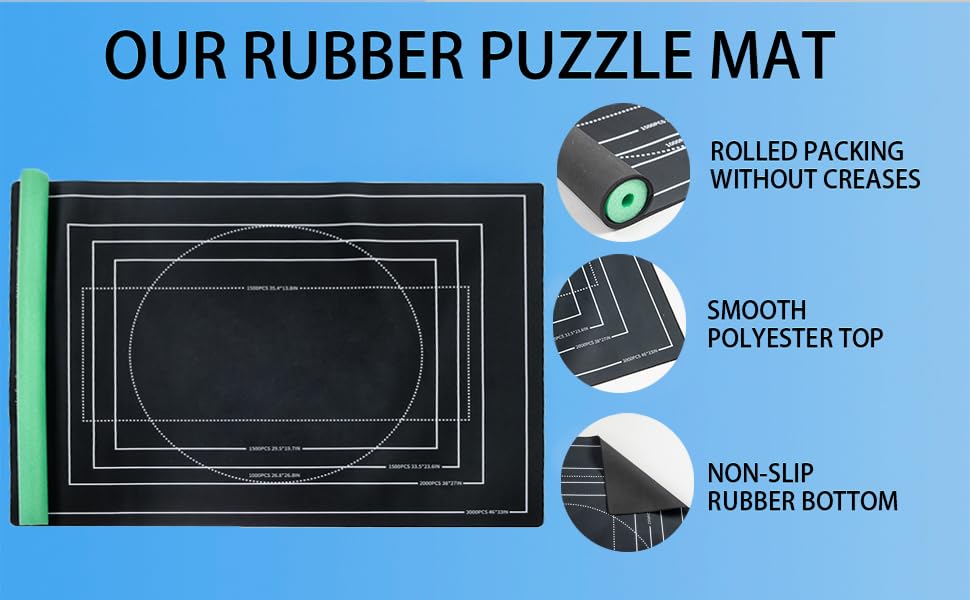 Tapete de Puzzle Premium Diseño Enrollable Superficie de - Imagen 8