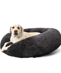 Cama Redonda Lavable para Perros Grandes, Cama Donut para
