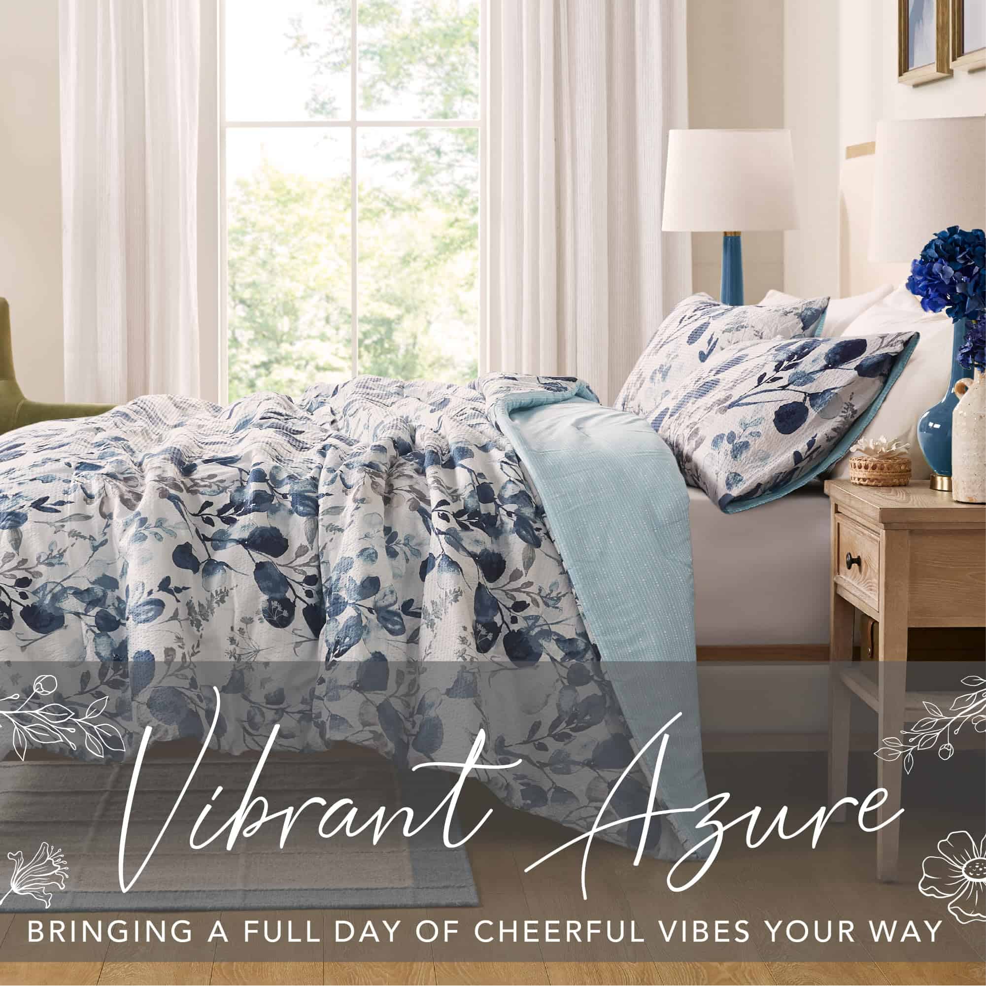 Juego de edredón floral Codi para mujer, conjuntos de cama - Imagen 4