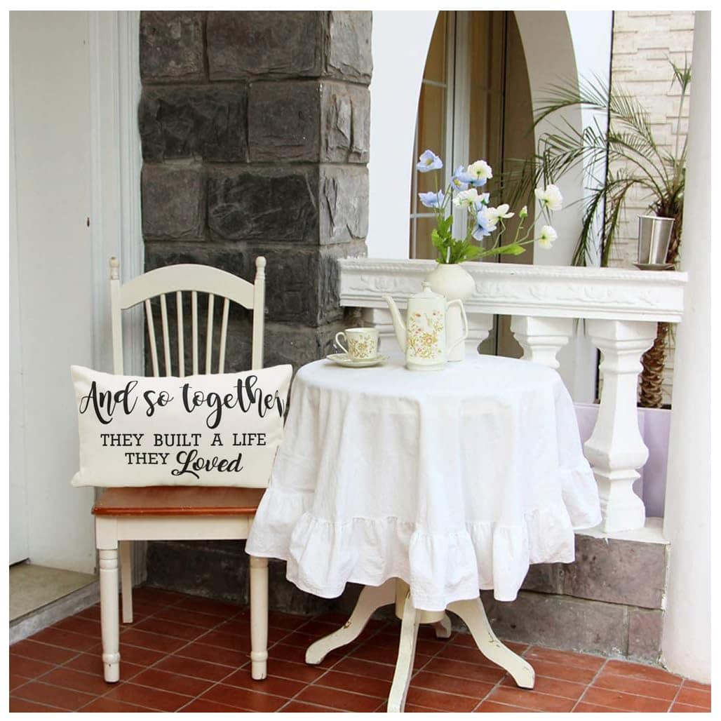 Juego de 4 Fundas de Almohada de Granja 12x20 Agradecida - Imagen 6